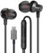 MAS CARNEY Auriculares Internos con Cable USB C TI3, Microfono para Samsung, Huawei, OPPO, Honor, Google Pixel y Otros Teléfonos Inteligentes - Negro