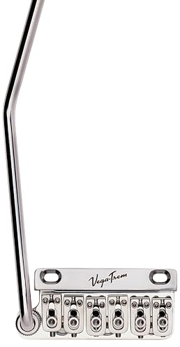 Vega-Trem VT1 2-Points Glossy Left Handed Stratocaster Guitar Tremolo Bridge For Strat No Mods Easy Installation