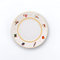 WEISSESTAL Set 6 Piatti Pane 17CM Xmas Porcellana