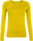 SXME MIGHT SAY Stylish Versatile Womens Ladies Long Sleeve Scoop Neck Stretch Plain Casual T Shirt Essential Top Blouse Assorted Yellow Must Have in Every Wardrobe UK Sizes Yellow XXL