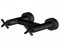 Steinberg Serie 250 Duscharmatur, Aufputzmontage, 1 Verbraucher, Zweigriff, 2501200, Farbe: Schwarz