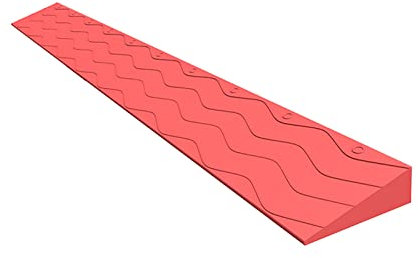 Tragbare Türschwellenrampen, Rampe Rollstuhl, Kunststofframpe zum Kehren von Roboterrollern und Fahrrädern (Color : B, Size : 100x8x2cm)