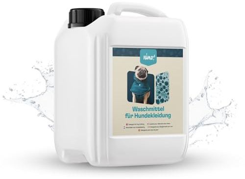 nimo® Waschmittel für Hundebekleidung | ohne Duftstoffe & Farbstoffe | für Hundemäntel & Hundedecken | entfernt Kot- & Urinflecken