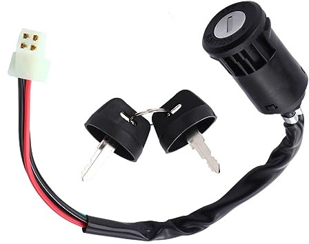 SOLUSTRE Zündschlosszylinder Mit Anlasser Für Motorräder Zündungsschloss Mit Zündanlasser Passend Für Dirtbikes Einfache Installation Und Bedienungsfreundlich