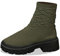 EJIMUQO Natale Regali Stivali Donna Neve Stivali Pelle Donna Gamba Larga Stivaletti Pelle Bambina 30 Stivaletti Zeppa Taupe Stivaletti Stringati Donna Con Tacco Stivaletti Vernice