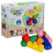 GERARDO'S Parcours Motricité Bébé, Blocs De Construction Souples, Jouets Éducatifs pour Bébés 6 Mois et Plus, Multicolore Grosse Brique De Construction, Jouet Enfant 2 Ans et 3 Ans (10 Blocs Souples)