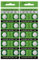 HINAYOSAN Lot de 10 piles bouton alcalines 364/LR621 haute capacité AG2/LR726/396 pour montres et jouets