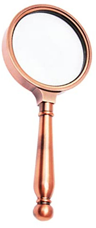 VILLFUL Vergrößerungsglas Mit Griffdesign Handlupe Aus Glas Und Antike Leselupe Für Zeitungslesen