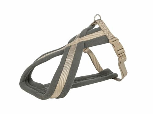 TRIXIE Premium Comfort Harness, M-L, 50–90 cm/25 mm, Sand