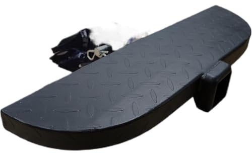 Marchepied d'attelage de remorque - Protège votre véhicule - Antidérapant - Facile à installer - Universel pour camions, camping-cars, camionnettes et remorques