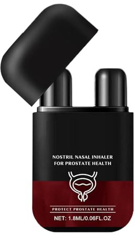 Nybhyjka Paquetes De Inhaladores Funcionales De 2, 1.8 Ml De Inhalador De Salud Postatal Nasal, Doble Función Del Cuidado De La Próstata Para Respirar, Portátil Para Hombres, Da Vitalidad