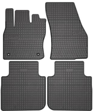 Wielganizator SolidPRO Gummimatten passend für Volkswagen Tiguan Allspace (2017-2024) | Qualität: Premium - Genaue Passform, rutschfest 4-teilig Fußmatten- Schwarz
