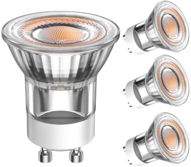 Lamptobe Gu10 Led Warmweiss 2W Warmweiß 3000K, Mini MR11 Reflektor 20W Ersatz Scheinwerfer-Glühbirnen 36°Abstrahlwinkel Nicht Dimmbar- 35MM Durchmesser 230V (4 Stück)