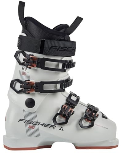 Fischer Damen Skischuhe Skistiefel RC 85 - Flex 85 - Alpinskischuhe Alpin-Skistiefel Alpinstiefel - breite Passform Komfort-Innenschuh - präparierte Piste - für fortgeschrittene bis Gute Fahrerinnen | Wide Fit, 100 mm Leisten, Floating Entry Flap, entspannte Kontrolle für lange Tage