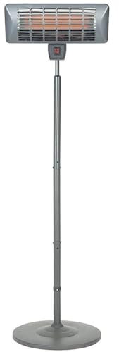 La Hacienda Grey Series Standing Heater - Quartz Element. IP24