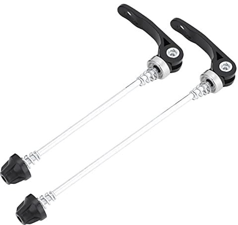Alomejor 2 Stück Fahrrad-Schnellspanner-Spieße, Radnaben-Spieße, Legierung, Schnellspanner-Spieß-Set für Rennrad, Mountainbike,