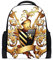 LIANCHENYI Golden Ornamental Shield Custom Casual Rucksack Schultasche Reiserucksack