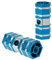 vhbw 2X Fußrasten für Fahrrad, BMX Bike, Mountainbike - BMX Pegs, 6,6 x 2,5 cm, Blau