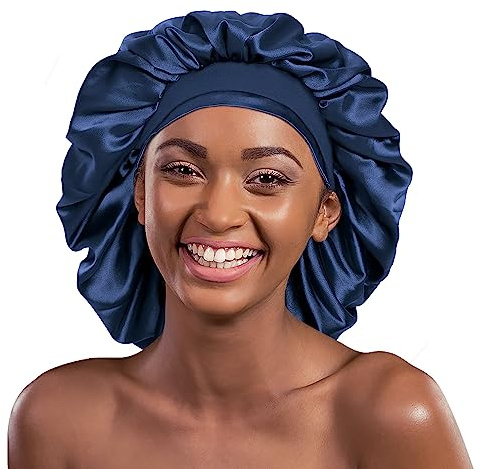 Alnorm Satin Bonnet Sleep Cap Silk Hair Wrap for Sleeping Curly Hair