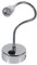 Mumusuki Appliques murales LED Flexible col de cygne bras de lumire chambre liseuse liseuse salon moderne argent 3W 85-265V(Light Warm White)