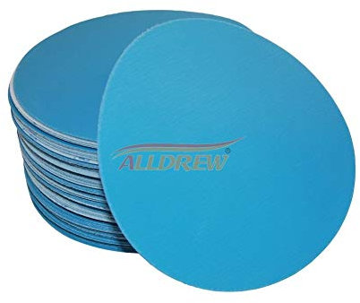 150mm Dischi abrasivi a secco e bagnati 10x 1000 1200 1500 2000 3000 Grana // ALLDREW Impermeabile 6'' Velcrati Carta Vetrata - Mista 50 pezzi per Levigatrici Orbitali