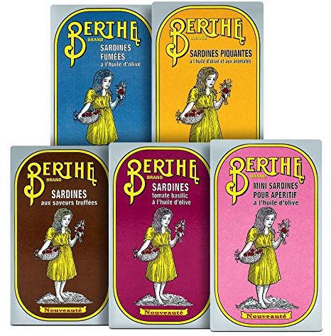 Portugiesische Sardinen Set | 5 Arten | Berthe | Ramirez | Portugal