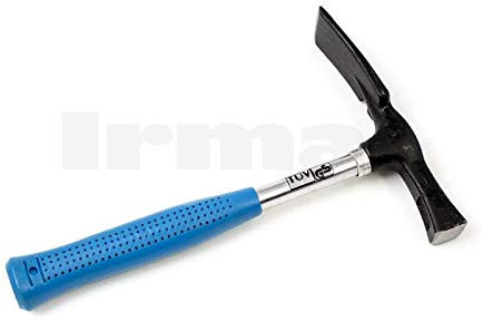 BSD Maurerhammer Berliner Form 600g - Ziegelhammer, Stahlrohrstiel Maurerhammer