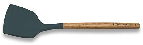 3 Claveles Pala Cocina Silicona Mango Madera 3C, 32 cm