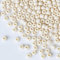 Tibaoffy Beige Perles de verre de Taille 6/0 4 mm pour la fabrication de bijoux (Total Environ 100g Environ 1200pcs)