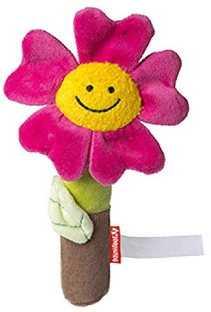 Minifeet Greifling in strahlender Blumenoptik mit Quietschefunktion - das kuschelige Geschenk für Babies und werdende Eltern