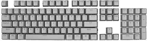 LA TALUS 104Pcs Key Caps Backlight Keyboard Accessory ABS Universal OEM Keycaps Replacement,Keycaps Keyset for Mechanical Gaming Keyboard Switches- Grey