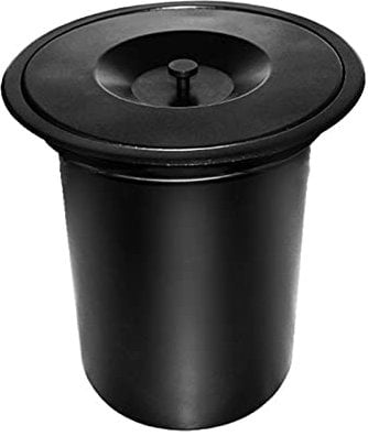 Household items Eingebauter Edelstahl-Mülleimer im runden Einbau-Mülleimer, eingebauter Balance-Flip-Mülleimer in der Küche, eingebauter Mülleimer, Küchen-Hausmüll