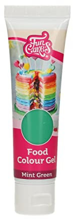 FunCakes Food Colour Gel Mint Green: Hochkonzentrierte Lebensmittelfarbe für Teig, Sahne, Fondant, Marzipan. Einfache Dosierung. Einzelne Tropfen, um lebendige Farben zu erzeugen. Halal. 30 g.
