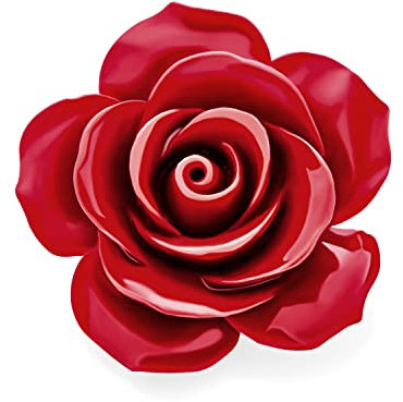 Romantica Dichiarazione Di Moda Rosso Floreale In Fiore 3D Intagliato Grande Rosa Fiore Spilla Per Le Donne Adolescenti