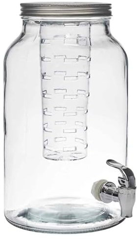 Paris Prix Fontaine à Boisson Infuseur 5,5L Transparent