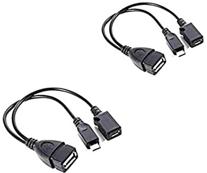 NOPEILVI Adaptateur Ethernet pour Fire TV Stick 2 Pack, Adaptateur USB, Compatible avec Fire TV Stick 4K et 2nd Gen, Noir