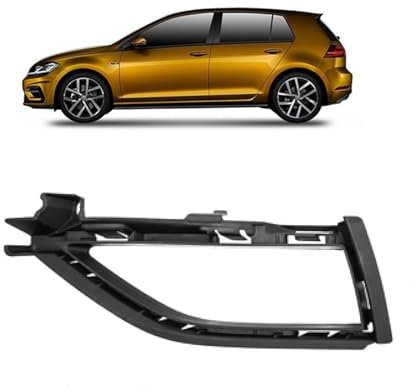 DM Autoteile 101038 Nebelscheinwerfer Gitter vorne links kompatibel für VW Golf 7 VII 5G1 Facelift 2016-2020