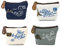 Mini Porte Monnaie en Toile, GEBAUM 4 pièces Mini Porte-Monnaie, Pochette de Monnaie en Toile avec Fermeture Eclair et Motif, pour Monnaie, Cartes, Clés, Papeterie