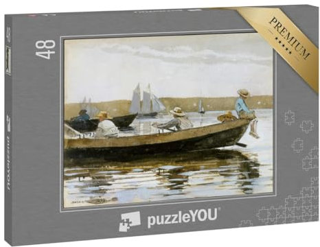 puzzleYOU: Puzzle 48 Teile „Winslow Homer - Jungen in einem Dory“