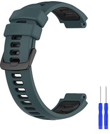 Ersatz Armband für Garmin Forerunner 220/230/235XT/735XT,Silikon Smartwatch Ersatzarmbänder für Garmin Approach S20 (Colour 8)