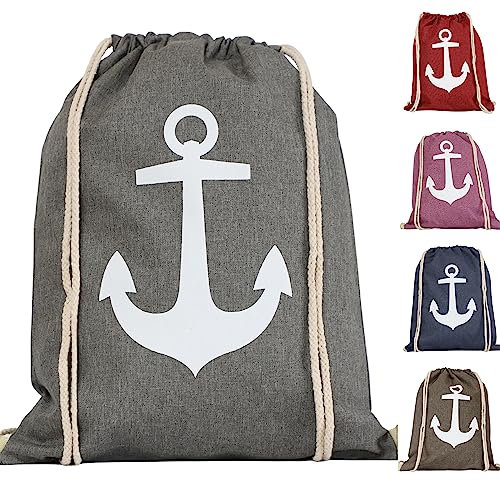 Sac de sport / Sac de plage à cordes style marin / Sac à dos à cordes / Sac à dos sac à lacets / Sac à dos de plage imperméable, gym, natation, piscine, voyage / sac en tissu pour femme, enfants