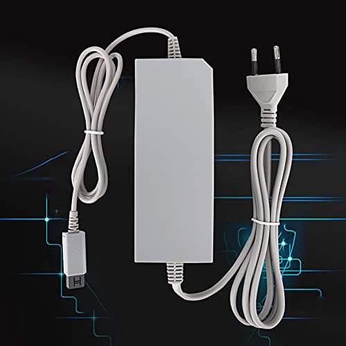ASHATA para Wii Game Console Adaptador de Corriente con Corriente Constante y Voltaje DC12V/3.7A Cargador 50/60Hz, hasta 30000 Horas de Vida (Enchufe de la UE)
