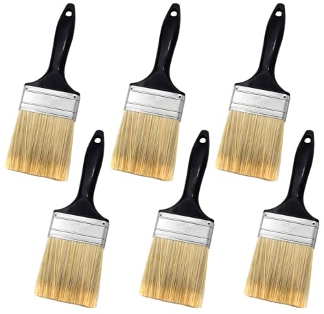 LAPXSNZD 3 inch Flat Paint Brushes,Paint Brush Professional Paint Tools
