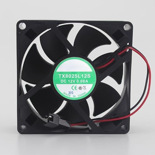 KIKIFAN TX8025L12S 12V 0.08A 8025 8cm Silent Inverter Cooling Fan