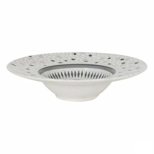 La Mediterránea Risotto Barroc Lot de 6 assiettes à pâtes en porcelaine (Ø 28 x 6,8 cm)