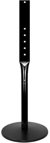 STANDNEE Robuster Parkschildpfosten, 124,5 cm, Gusseisen-Schilderständer, beweglicher Parkschildständer zum Aufhängen, Schwarz (Schwarz, 9 kg, 1 Stück)