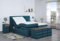 Boxspringbett Pino 240x220, WT-Blau, 7-Zohnen Taschenfederkernmatratze, Ergoflex - Inklusive Aufbau - Deutscher Hersteller