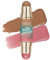 Physicians Formula Butter Glow & Go, Doppelter Contour Stick für Wangen, Augen und Lippen, Komplementäre Farbtöne zum Bräunen, Konturieren und als Rouge, Sunkissed Rose