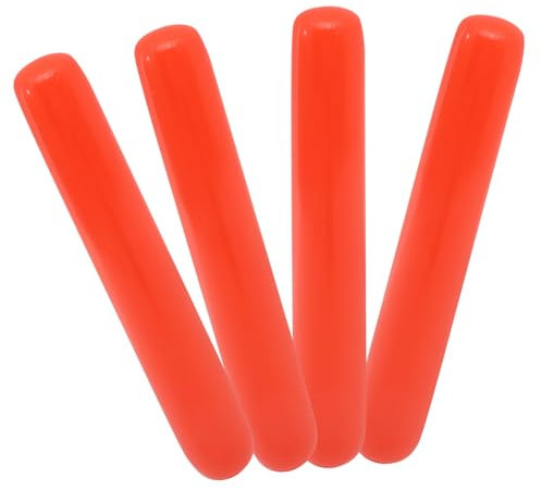 HEMOTON 4 Stück aufblasbarer Stick für Fussball Fanartikel Sport Gadgets Sportliche Gadgets Sports accesoories Krachmacher Parteiführer bleiben aufblasbare Donnerstöcke rot