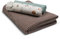 VmG-Store Waffelpique + Baumwollstoff Set farblich abgestimmt Waffel Stoff 100% Baumwollstoff Tex Standard 100 (Waldtiere Off White Set101)